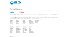 Desktop Screenshot of berkeyfiltration.com